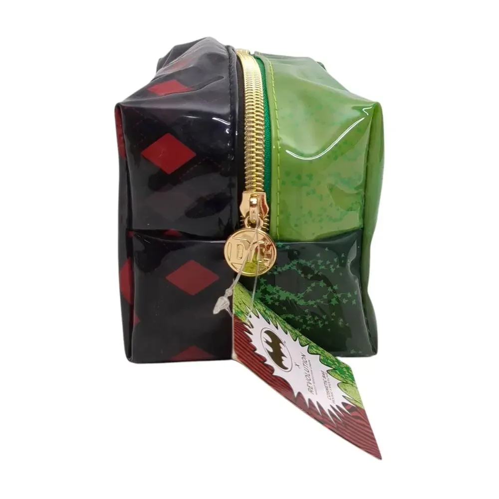 Revolution X Batman Poison Ivy Harley Quinn Makeup Bag Palette Lip Liner Set 7